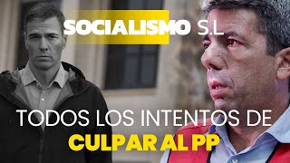 Todos los intentos de Sánchez de culpar de las inundaciones al PP [upl. by Eidderf]