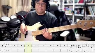 Radiohead  Myxomatosis  bass cover tab [upl. by Dillon]