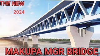 The new MAKUPA MGR railway bridge complete ready for commuter railway [upl. by Anoblav]