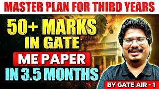 GATE 2025 Master Plan  How To Get 50 Marks In GATE ME Paper  GATE 2025 [upl. by Deerdre746]