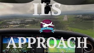 Cirrus SR22T  IFR ILS Approach To Leeds Bradford EGNM [upl. by Ik247]