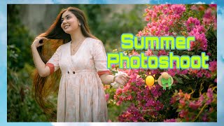 SUMMER PHOTOSHOOT VLOG 🖼️ Noureen Afrose Extra [upl. by Brewster473]