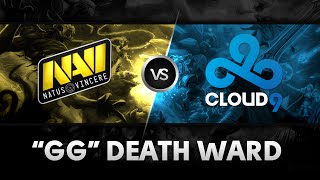 quotGGquot Death Ward by NaVi vs Cloud9  The International 4 [upl. by Bartlet]