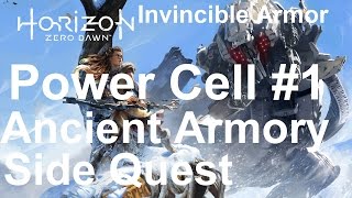 Horizon Zero Dawn Power Cell 1 Location  Ancient Armory Side Quest [upl. by Faro]