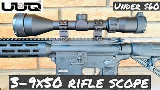 UUQ VibeShield 39x50 Budget Rifle Scope BDC Reticle [upl. by Dihaz385]