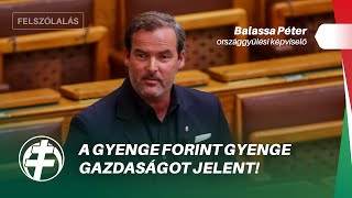 A gyenge forint GYENGE GAZDASÁGOT jelent [upl. by Mccahill]