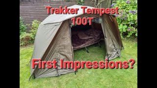 Trakker Tempest 100T Brolly System Initial Thoughts [upl. by Pas]