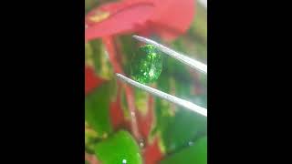 Green circon raire gemstone please SUBCRIIBE gemstone පච්ච [upl. by Akinod450]