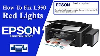 Resetter Epson l355  Service Required  Epson Adjustment Program January 2024 [upl. by Elianore990]