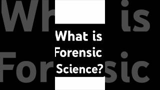 What is Forensic Science  learn with Forensic Scientist scientist forensicscience ytshorts [upl. by Ardnalak831]