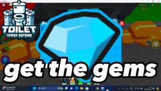 Get the gems【Toilet Tower Defense】 [upl. by Kosel]