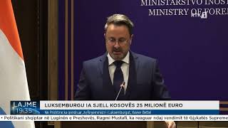 Në Prishtinë ka qëndruar zvkryeministri i Luksemburgut Xavier Bettel [upl. by Wilburn465]