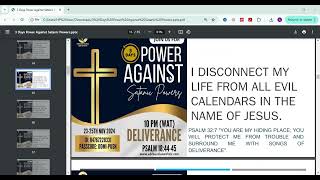 Power Against Satanic Powers  Day 1 of 3 [upl. by Aicrop257]