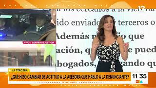 “Podía negociar” Funcionaria que habría amedrentado a la denunciante de Monsalve Tu Día  Canal 13 [upl. by Mutat]