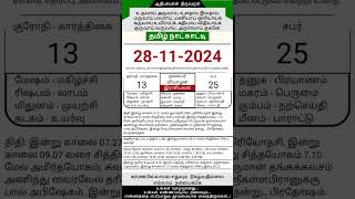 Today Tamil Calendar l Rasi palan l November 28 2024 l tamilcalendar tamilcalendar2024 [upl. by Kenelm]