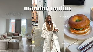 SATURDAY MORNING ROUTINE  breakfast make up routine  food shop [upl. by Nairret]