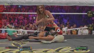 WWE 2K24Maryse vs Britt Baker [upl. by Deeyn]