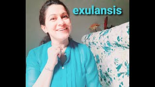 Word 235 exulansis etymology meaning pronunciation examplesA Word A Day Challenge 2021 [upl. by Tega]