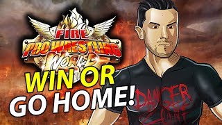 WIN OR GO HOME  Fire Pro Wrestling World Tournament Finals Chris Danger vs Kenny Omega [upl. by Hgierb795]