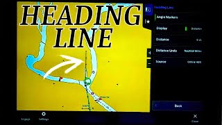 Garmin GPSMap 1243xsv Heading Line  How to Adjust [upl. by Acceber]