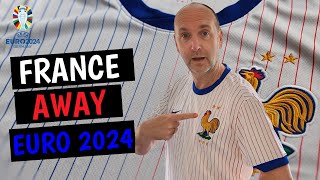 🐓 NEW France Euro 2024 Away Shirt Review [upl. by Alrep532]