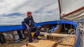 Sailing solo across Bass Strait in an 88 year old open cockpit timber 26ft boat [upl. by Sandro]