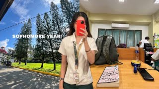 uni vlog first weeks as a sophomore 👩🏻‍🏫 [upl. by Aelgna91]