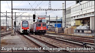 Blick Richtung Dietikon  Züge filmen beim Bahnhof KillwangenSpreitenbach [upl. by Isewk]