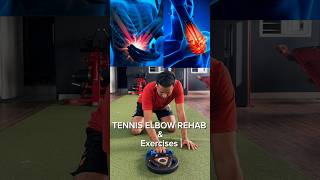 Tennis elbow rehab amp chronic elbow pain management and exercise shorts cover shortvideo pain [upl. by Lief158]