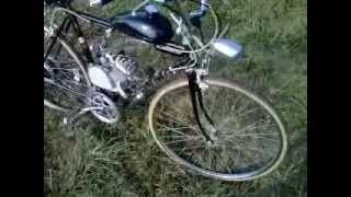 motorized bike 80cc review running mods [upl. by Burkhart]