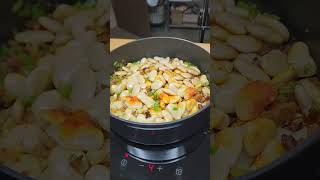 Vegan Fabada 🇪🇸 recipe veganrecipes veganfood veganchef mediterranean beansrecipes [upl. by Niatsirhc373]