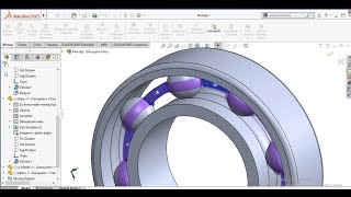 SolidWorks Rulman Çizimi [upl. by Olympium751]