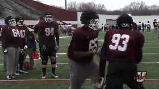 UMass Spring Football 2014 Day 14  Spring Game Preview [upl. by Ahsiele]