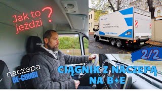 Test Jak to jeździ Zestaw z naczepą na kategorię BE 3500PLUS BECombi GT Trailers [upl. by Avevoneg]