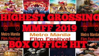 🏆OFFICIAL RESULT  Highest Grossing MMFF 2019  BOX OFFICE RANKING [upl. by Tergram]