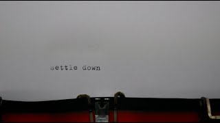 Settle Down  Gentle Bones Unofficial Lyric Video [upl. by Ellehcen]