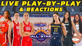 2024 WNBA All Star Game  Live PlayByPlay amp Reactions [upl. by Drofhsa547]