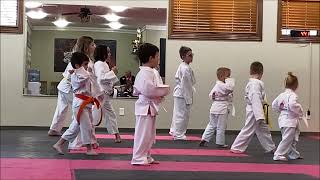 Everetts Advanced Orange Belt Test Feb 8 2024 [upl. by Arrais971]