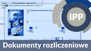 Tworzenie dokumentów rozliczeniowych IPP [upl. by Jacenta]