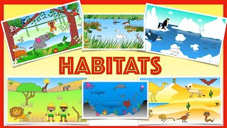 Habitats for Kids  An introduction to habitats  Quiz [upl. by Leah471]