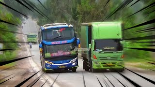 Initial D with indonesian bus  Part 2 [upl. by Nnaeitak226]