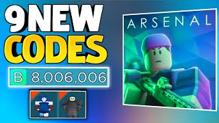 9 NEW⚠️ARSENAL ROBLOX CODES 2024  ARSENAL CODES [upl. by Collie146]