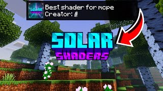 Best Shader for minecraft pe 121 [upl. by Ecnarrot140]