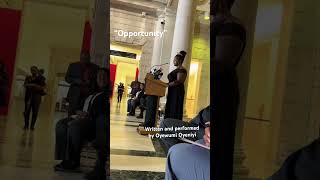 Oyewumi Oyeniyi the 20232024 Philly Youth Poet Laureate performs “Opportunity” YPL poetry [upl. by Ezana837]