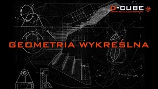 GEOMETRIA WYKREŚLNA  RZUTY MONGEA  KŁAD WIELOKĄTA [upl. by Adnylem]