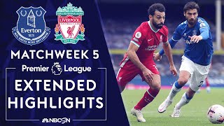 Everton v Liverpool  PREMIER LEAGUE HIGHLIGHTS  10172020  NBC Sports [upl. by Francie222]