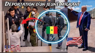 Parcours de Amadou Ly Jeune migrants rrêté par la P0lice dimmigration Dagne ma Done Déloo [upl. by Dnomaj982]