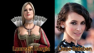 Character and Voice Actor  Assassins Creed Brotherhood  Lucrezia Borgia  Liane Balaban [upl. by Reagen469]