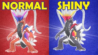 ALL Shiny Starter Pokemon Evolutions Pokemon Scarlet and Violet [upl. by Idrahs545]