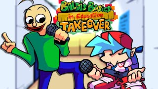 PghLFilms Plays Baldis Basics Takeover in Friday Night Funkin [upl. by Akselav95]